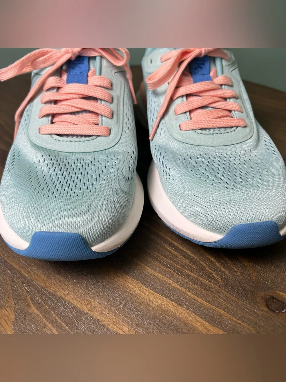 KIZIK Athens 2 Sneakers Women 10 Surf Spray Blue Pink Lace Up Athletic Shoes - Picture 4 of 12
